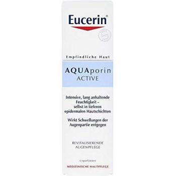 Eucerin AQUAporin Active Crema para el cuidado de los ojos, 15 ml
