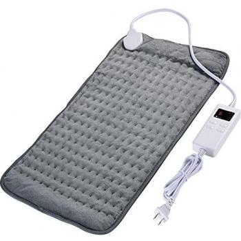 Yerdol Almohadilla Eléctrica Térmica 30x60CM,Manta Electrica XL con 6 Niveles de Calentamiento 4 Temporizadores y Auto-Apagado,Manta Térmica Eléctrica para Aliviar Dolor de Espalda, Cuello y Hombro