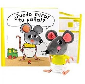 Pack ¿Puedo mirar tu pañal? con muñeco