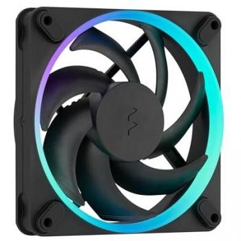 Fractal Design Momentum 12 RGB Black 120mm Case Fan - PWM Control, ARGB Gen 2, Fluid Dynamic Bearing