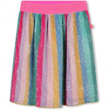 Multicolor Sequin Skirt for Girls - Size 8 Y