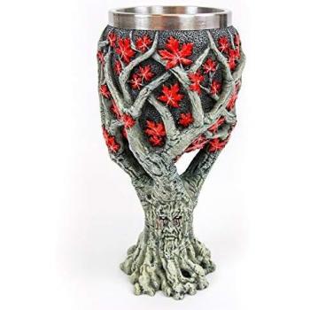 Juego de Tronos Cáliz Weirwood Tree Unisex Cáliz multicolor, Poliresina,