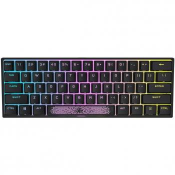Corsair K65 RGB Mini 60% Mechanical Gaming Keyboard - Customizable Per-Key RGB, CHERRY MX Speed Switches, Detachable USB-C Cable, AXON Technology