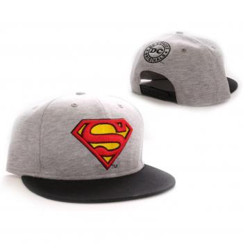 Superman Gorra Béisbol Vintage Logo grey