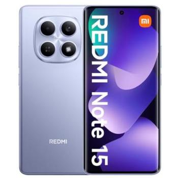 Xiaomi Redmi Note 15 5G Smartphone Púrpura Bruma 6 GB RAM, 128 GB Almacenamiento, Pantalla AMOLED de 6.67, Doble SIM, Batería de 5520 mAh