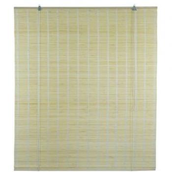 Estor Enrollable de Bambú 100% Natural para Ventana y Puerta | 14 Medidas Disponibles | Cortina Persiana Interior con Accesorios Incluidos