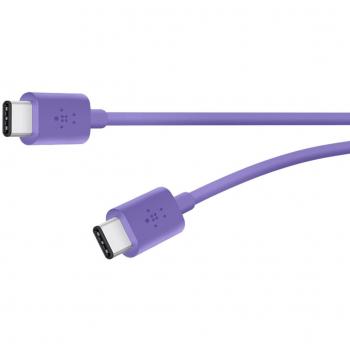 Belkin F2CU043bt06-PUR - Cable de USB-C a USB-C de Carga y sincronización