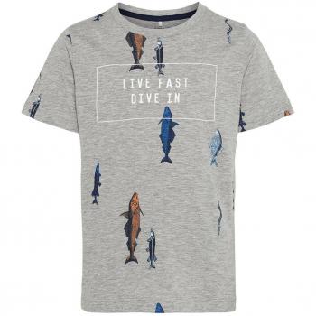 NAME IT Camiseta NKMIBRAHIM Gris 158164 Gris