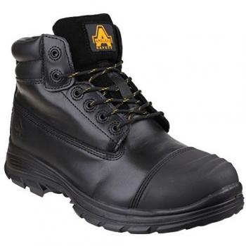 Amblers Safety FS301 Brecon S3 Metatarsal Leather Safety Boots - Black - Size UK 7