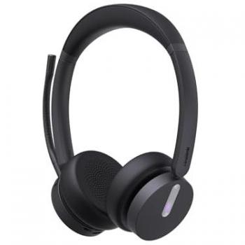 Auriculares Inalámbricos Yealink WH64 Hybrid Dual para Oficina y Centro de Llamadas, Diseño Diadema, Bluetooth y USB-A, Optimizado para Microsoft Teams, Con Cancelación de Ruido