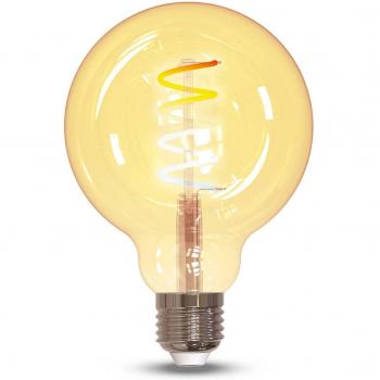 Bombilla LED inteligente Globo G95 E27 5,5W dorada regulable 1800-6500K ZigBee