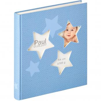 Walther Design UK-133-L Álbum de bebé, Estrella, azul
