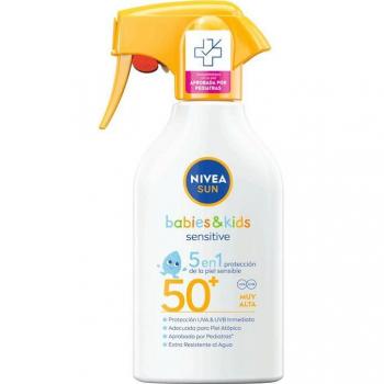 Nivea Sun Babies & Kids Sensitive 5-in-1 Spray Sunscreen SPF 50+ 270 ml