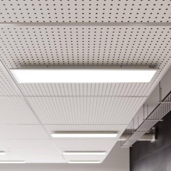 Panel LED Arcchio Lyndra 120 cm, blanco, aluminio, atenuable, CCT