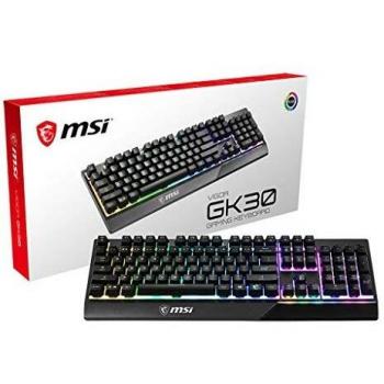 MSI Vigor GK30 Teclado USB QWERTZ ALEMÁN Negro