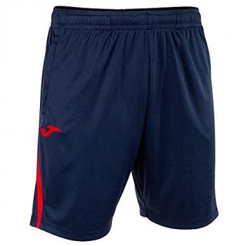 Bermuda de fútbol Joma Championship VII para hombre en color marino rojo