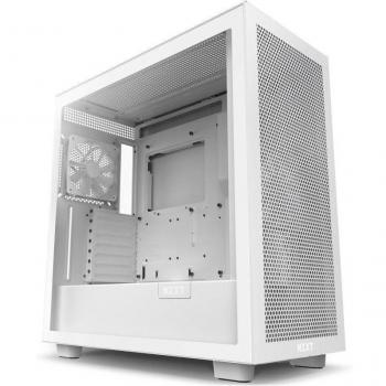NZXT H7 Flow ATX Mid-Tower Case with Tempered Glass USB 3.2 White (CM-H71FW-01)