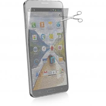 SBS TE0PSP10C - Set De 5 Protetcores De Pantalla Universal Para Smartphones