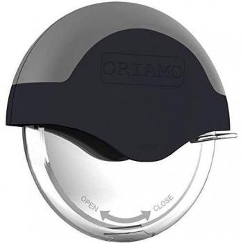 Oriamo® XXL Cortador de pizza ,rodillo para pizza, cortador para pizza con protección de cuchilla integrada, cuchillo para pizza, rueda para masa, apto para lavavajillas