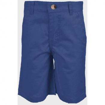 Bermuda de bebé niño azul marino de algodón La Ormiga 1121400601 corta y estampado liso