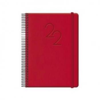 Agenda Semana vista Cabana 15x21 Rojo 2022