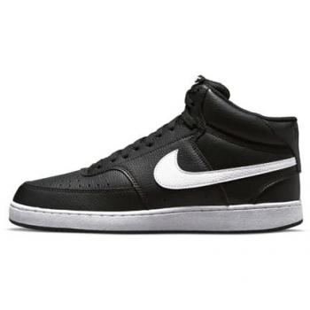 Nike Court Vision Mid Next Nature Men's Sneakers - Black/White - Size 47.5