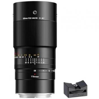 TTArtisan 100mm F2.8 2X Macro Lens for Nikon Z Mount - Metal Body with Cold Shoe