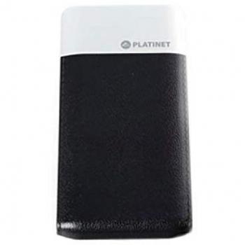 Platinet Power Bank 5000 2A Poly Slim Cuero Negro