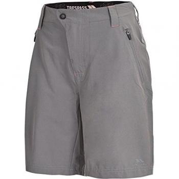 Trespass Brooksy Pantalones Cortos, Mujer, Gris