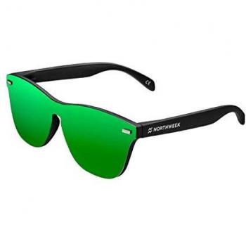 NORTHWEEK - REGULAR PHANTOM POLARIZED Gafas de Sol para Hombre y Mujer, Color Verde, Talla 140, Unisex
