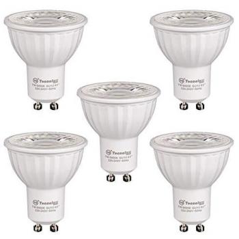 Bombilla LED GU10 7W 560 lúmenes 6400K luz fría (5-Unidades)