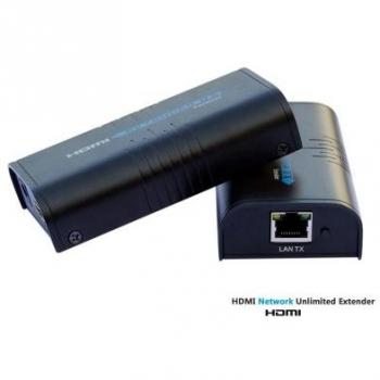 Extensor HDMI 60M 1xRJ45 con resolución 1080p y frecuencia de 60Hz