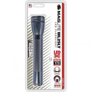 MAGLITE ML25LT-S3096 LED 3-Cell C Flashlight Gray