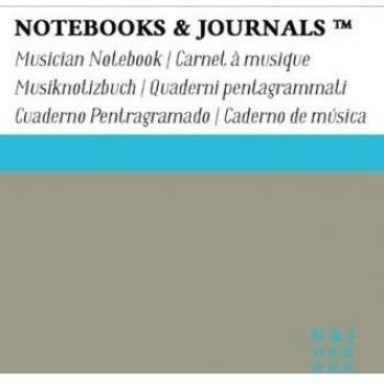 Cuaderno de Música Notebooks & Journals, Pocket, Gris, Tapa Blanda: