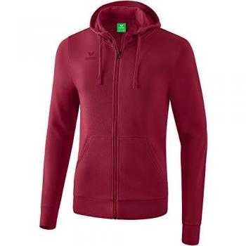 Erima Basic Zip-Up Hoodie for Men - Red - Size M