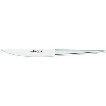 Arcos Cuchillos Mesa, Cuchillo Chuletero, Monoblock de una sola piez en Acero Inoxidable 115 mm, Color Plata