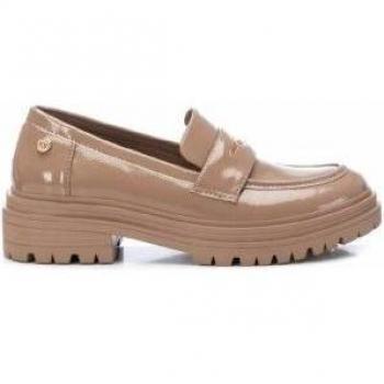Xti Mocasines Mujer Charol Taupe Suela Plana 142001