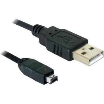 DeLOCK USB Cable 2.0 Mini 4-Pin Hirose 1,5m - Cable USB