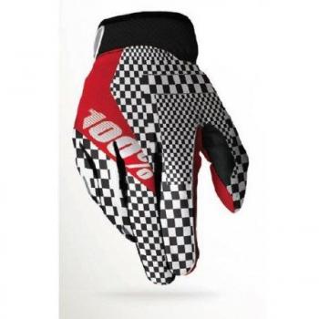 Guantes de ciclismo 100% Ridefit Legend blanco/negro