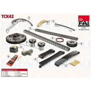 Kit de cadena de distribución FAI AutoParts TCK42