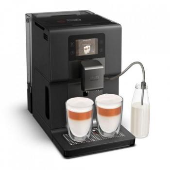 Cafetera Automática Krups Intuition Preference+ EA875U10 con Pantalla Táctil, 15 Recetas de Café y Capacidad de 3L