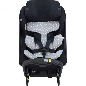 Jyoko Funda Algodón Elástico para Bebé Axkid One Certificado Oeko-Tex, compatible con cojín reductor de silla de coche Axkid One Jyoko White Star