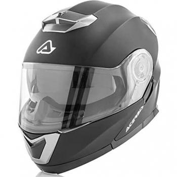 Acerbis Serel Casco Modural, Hombre, Negro, Large