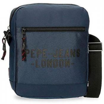 Pepe Jeans Bromley Bandolera Portatablet 9,7 Azul 23x27x6 cms Poliéster