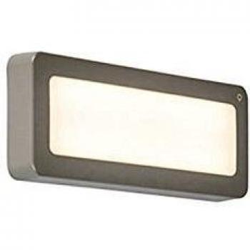 Aplique exterior rectangular moderno gris con LED - Prim