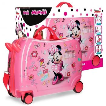 Disney 23398C1 Stickers Equipaje infantil, 50 cm, 34 litros, Rosa