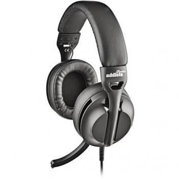 Auriculares NGS VOX805 USB-C con micrófono regulable, filtrado de ruido y adaptador USB-A, color negro