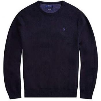 Ralph Lauren Jersey Algodon cuelllo Redondo - Color - Azul Marino, Talla - M