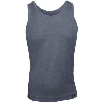 Camiseta Interior de Tirantes Hombre - Zero Defects - Algodón Egipcio - Talla S/M - Color Gris Oscuro