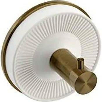 EQUILIBRIUM COLGADOR BLANCO MATE-BRONCE
